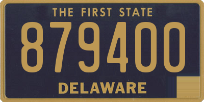 DE license plate 879400
