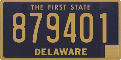 DE license plate 879401