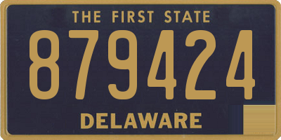 DE license plate 879424