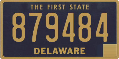 DE license plate 879484