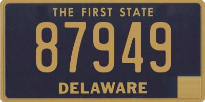 DE license plate 87949