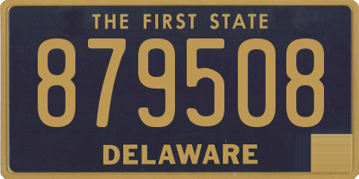 DE license plate 879508