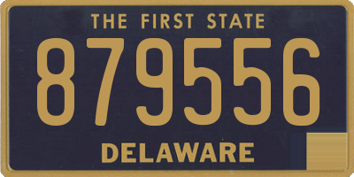 DE license plate 879556
