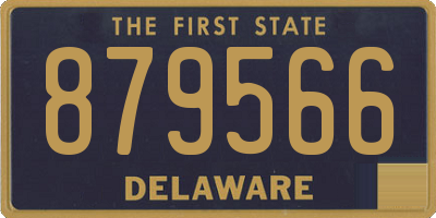 DE license plate 879566