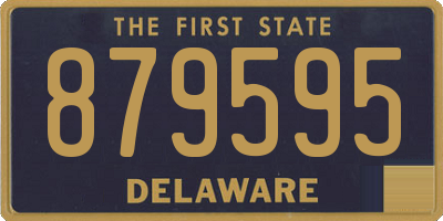 DE license plate 879595