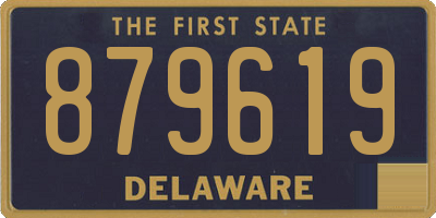 DE license plate 879619