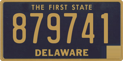 DE license plate 879741
