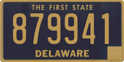 DE license plate 879941