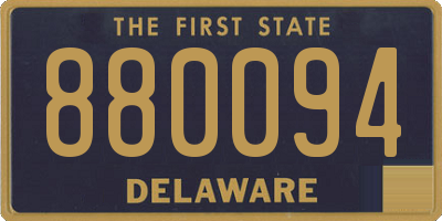 DE license plate 880094