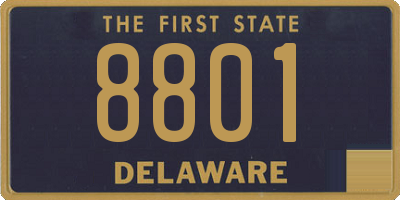 DE license plate 8801