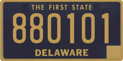DE license plate 880101