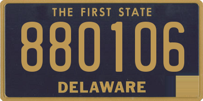 DE license plate 880106