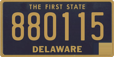 DE license plate 880115