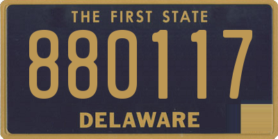 DE license plate 880117