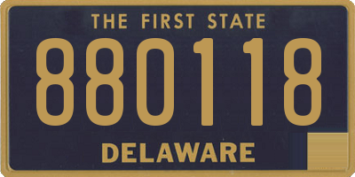 DE license plate 880118