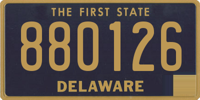 DE license plate 880126
