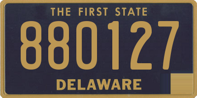 DE license plate 880127