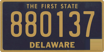 DE license plate 880137