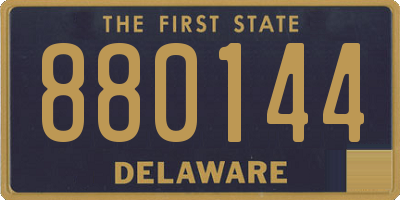 DE license plate 880144