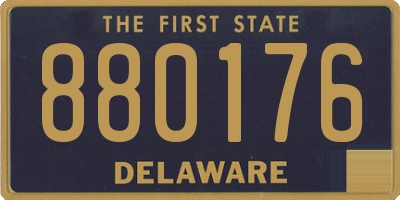 DE license plate 880176