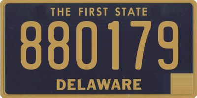 DE license plate 880179