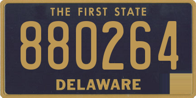 DE license plate 880264
