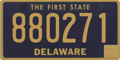DE license plate 880271