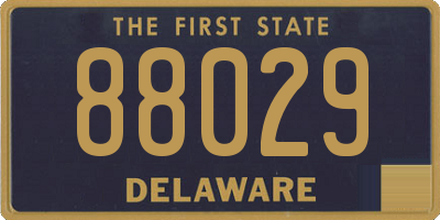 DE license plate 88029