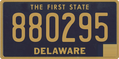 DE license plate 880295