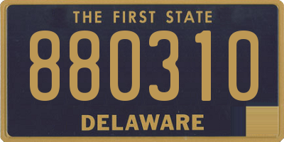 DE license plate 880310