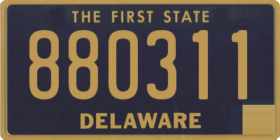 DE license plate 880311