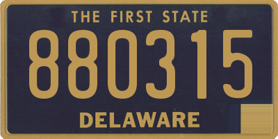 DE license plate 880315