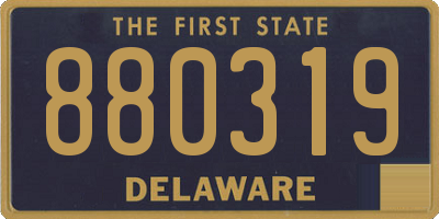 DE license plate 880319