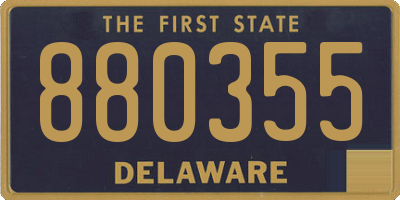 DE license plate 880355