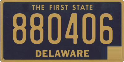 DE license plate 880406