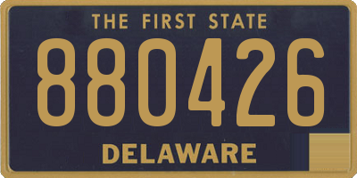 DE license plate 880426