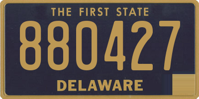 DE license plate 880427
