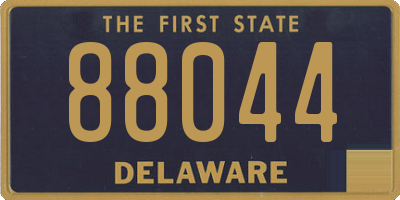 DE license plate 88044