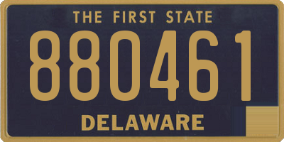 DE license plate 880461