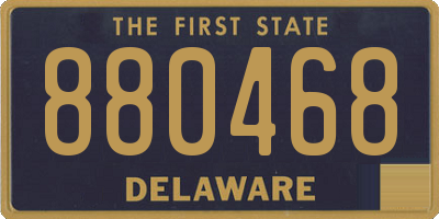 DE license plate 880468