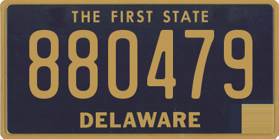 DE license plate 880479