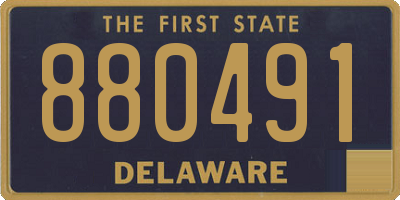 DE license plate 880491