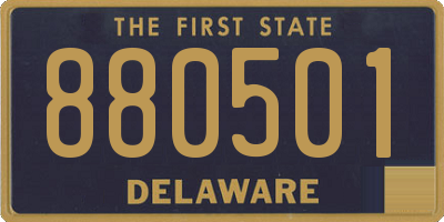 DE license plate 880501