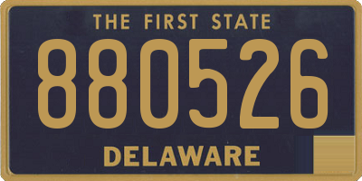 DE license plate 880526