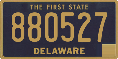 DE license plate 880527