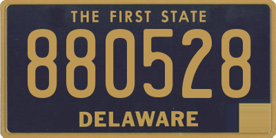 DE license plate 880528