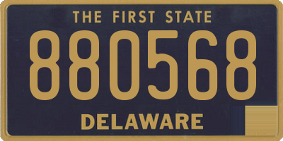 DE license plate 880568