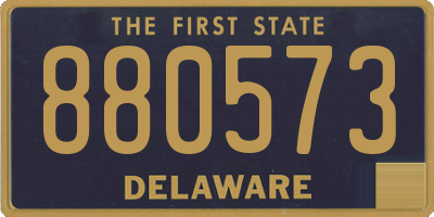 DE license plate 880573