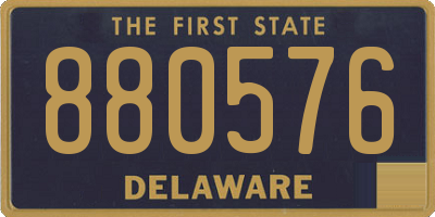 DE license plate 880576