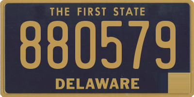 DE license plate 880579